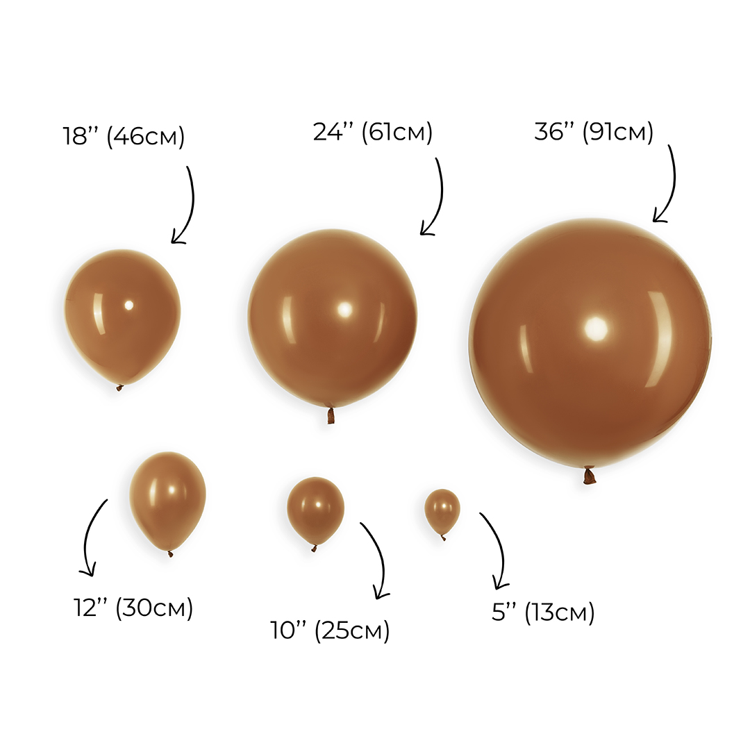 Шар (12''/30 см), Латте, пастель ретро, 100 шт.